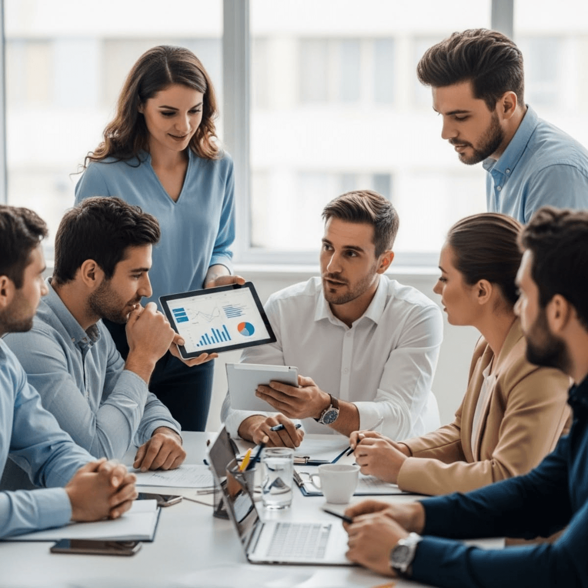 VIP Agency team collaborating on a project