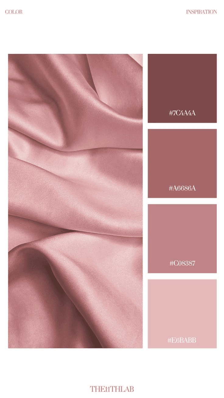 Rosewood Spa color inspiration board